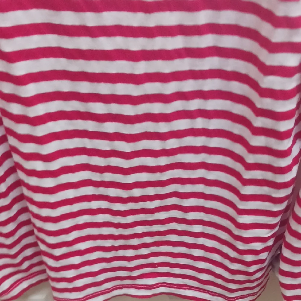 Red and White Striped Long Sleeve Tee - Picture 8 of 8
